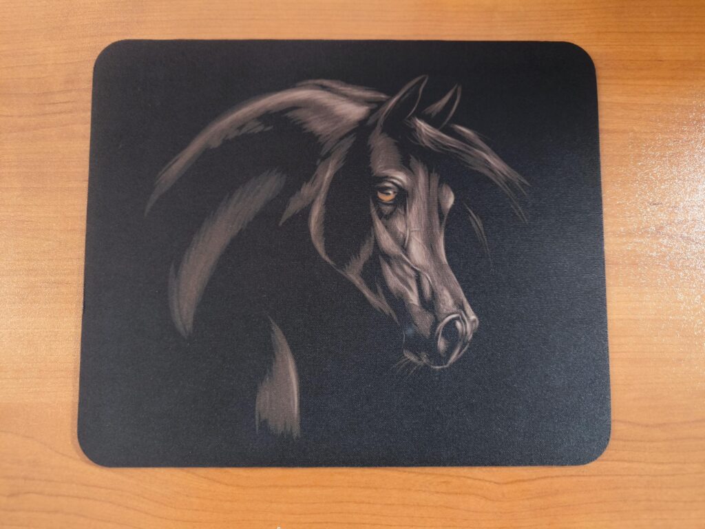 ARABIAN HORSE MOUSEPAD, Soft Polyester Mouse Pad, Premium Printing, Long-Lasting Colors, Unique Design, Thoughtful Gift