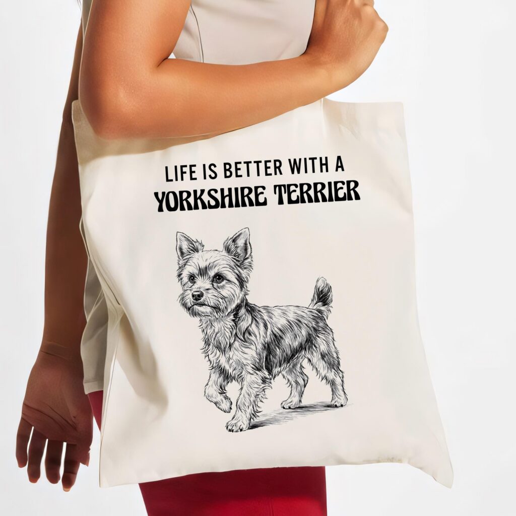 Personalized Dog Breed Tote Bag – Life Is Better With a Dog