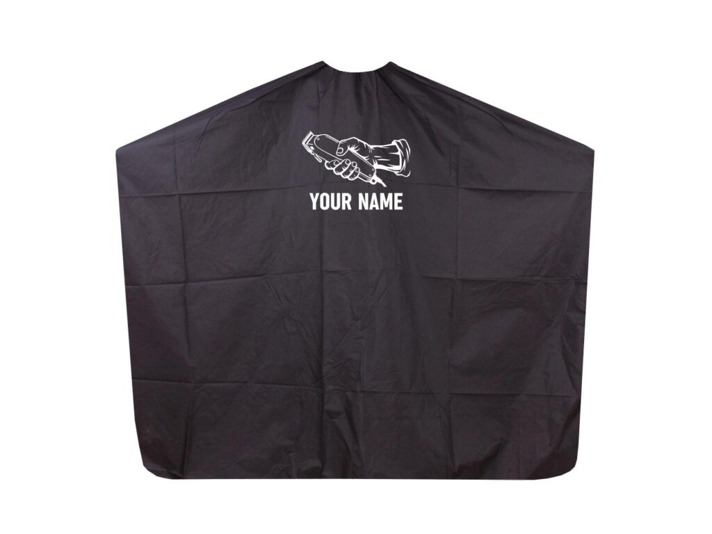 Personalized Barber Cape, Customizable Salon Hair Cutting Cape