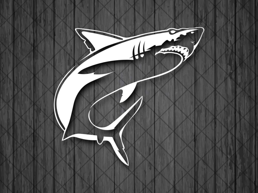 Shark Vinyl Decal Sticker Cars,  Fishing Decal, Shark Car Window decal, Laptops Decals, Shark Truck Decal – Custom Color and Size