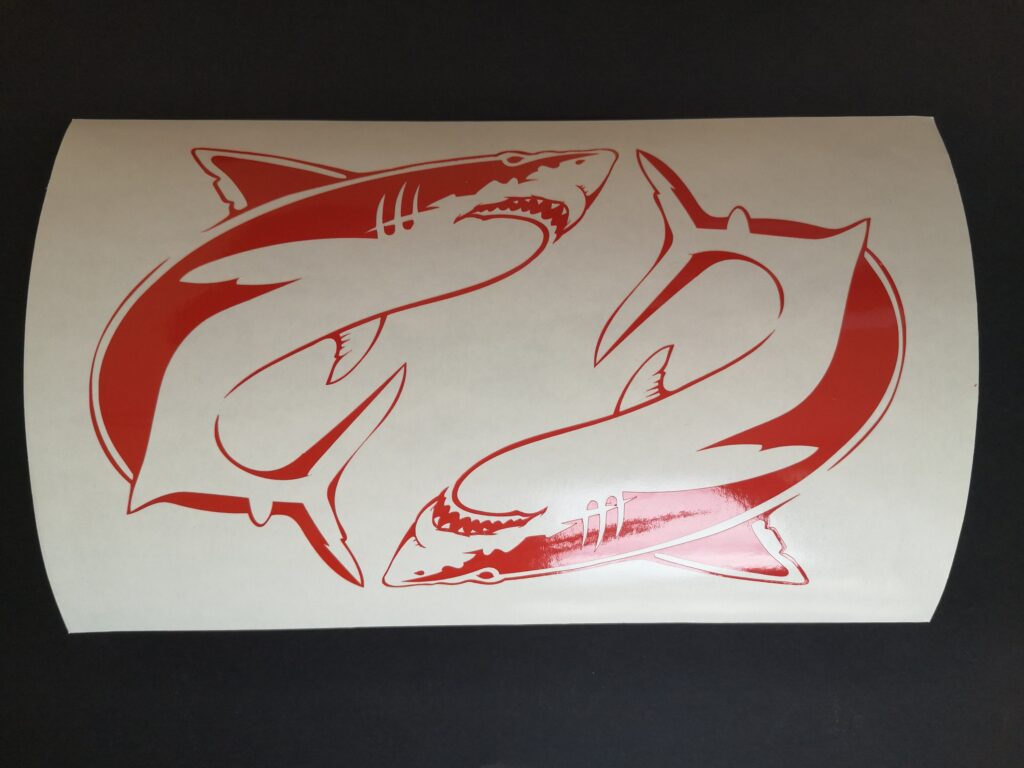 Shark Vinyl Decal Sticker Cars,  Fishing Decal, Shark Car Window decal, Laptops Decals, Shark Truck Decal – Custom Color and Size