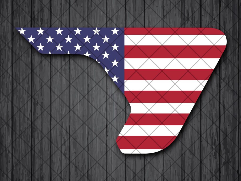 US FLAG Fender Vent Decal Stickers, United States Flag Colorful Fender Vent Decal Stickers, USA Fender Vent Decal, Vent Pair Decals