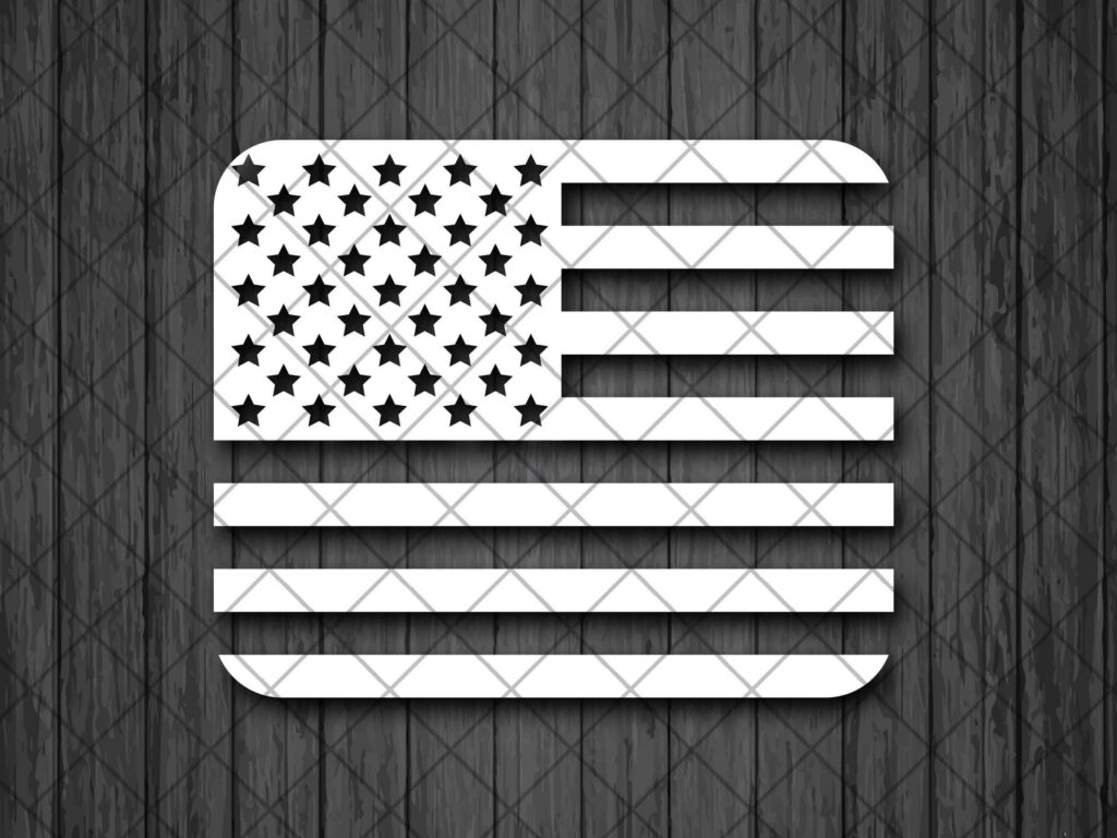 Rear Middle Window American Flag Decal Fits For Ford F-150 2015-2022