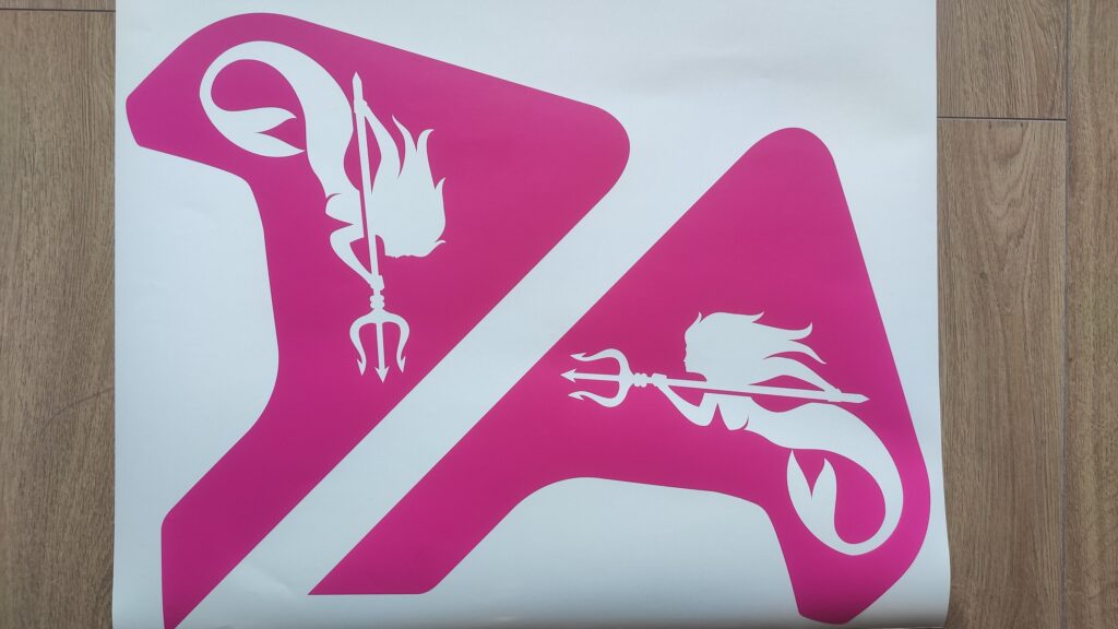 Mermaid Fender Vent Vinyl Decal Sticker, JL / JLU / JT Fender Vent Decal Set, Pair Decals