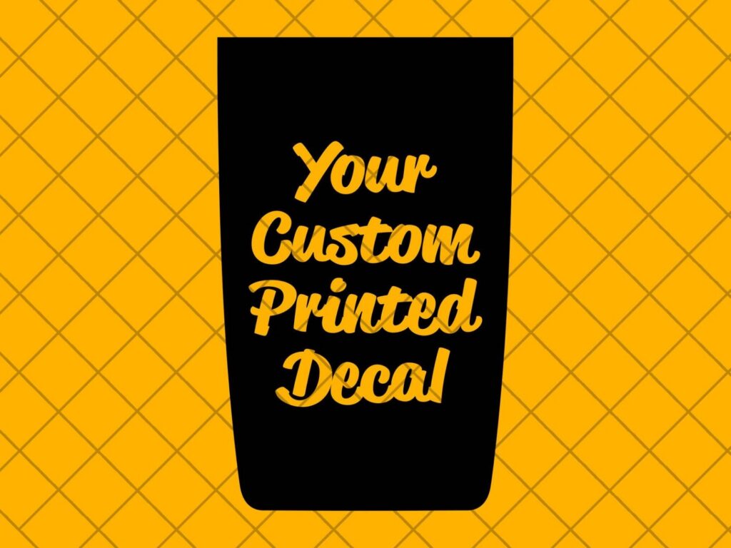 Your Custom Printed Decal Truck Hood Vinyl Decal Sticker, Custom Printed Hood Decal TJ / LJ / Jk / JkU Hood Decal, Printed Car Decal Sticker