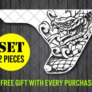Cobra Snake Fender Vent Vinyl Decal Sticker, JL / JLU / JT F…