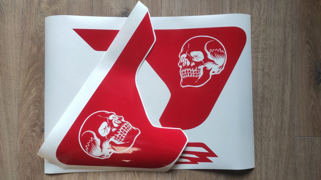 Skull Fender Vent Vinyl Decal Sticker, JL / JLU / JT Skull Fender Vent Decal Set, Pair Decals