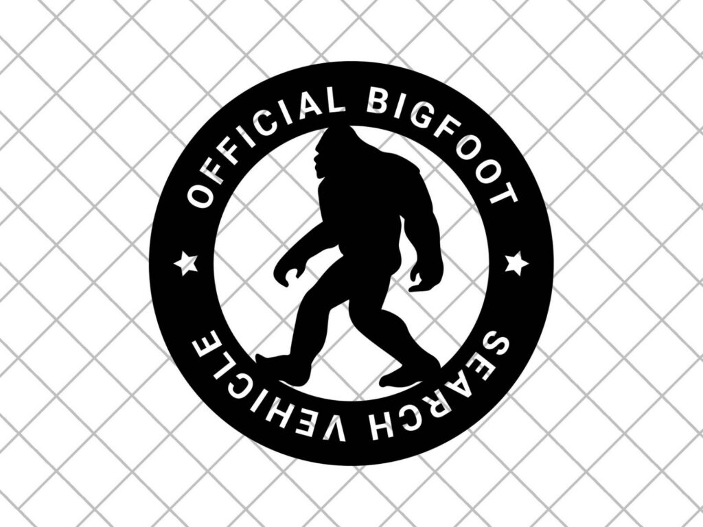 Official BIGFOOT Search Vehicle Vinyl Decal Sticker, Bigfoot Truck Decal, BIGFOOT Decal, SASQUATCH Decal, Laptop Stickers, Adventure Decal