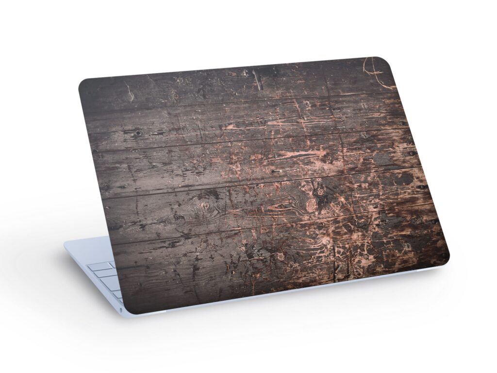 WOOD Planks LAPTOP SKIN Decal Sticker, Old Wood Planks Laptop Skin Decal – Custom Size