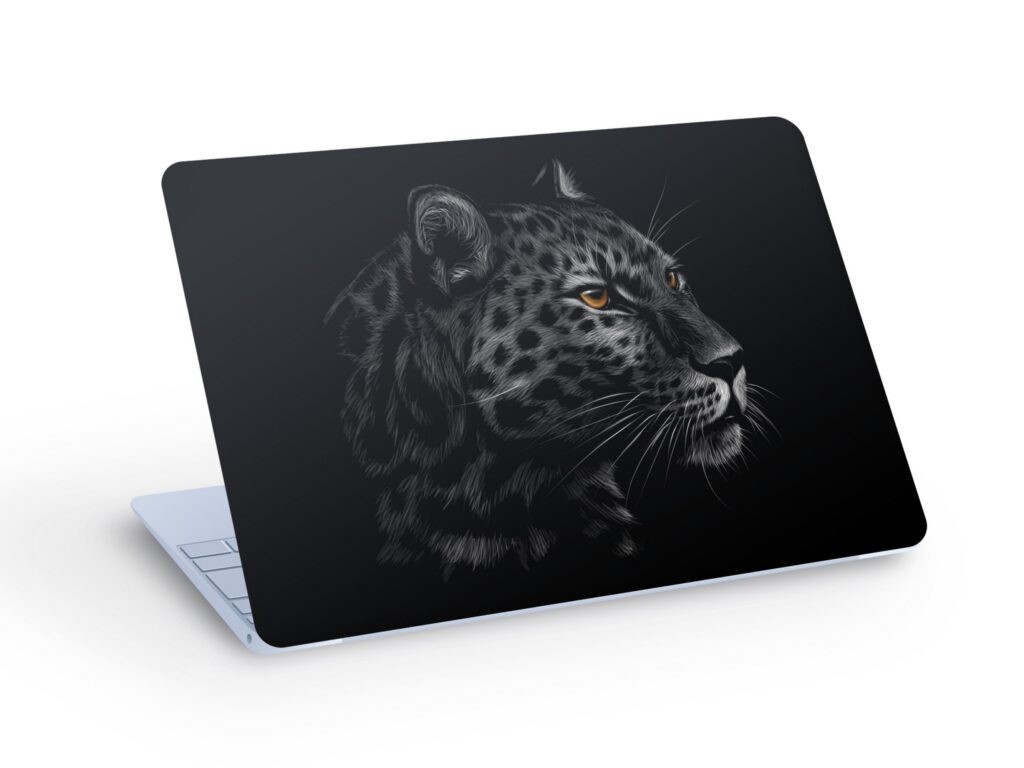 LEOPARD LAPTOP SKIN Decal Sticker, Leopard Laptop Skin Decal – Custom Size