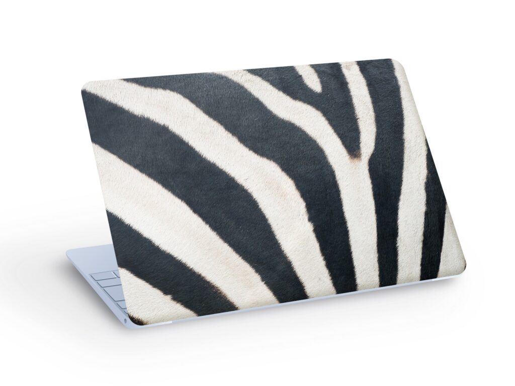 ZEBRA Skin LAPTOP Decal Sticker, ZEBRA Laptop Skin Decal Sticker – Custom Size