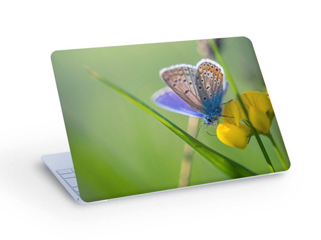 Dreamy BUTTERFLY LAPTOP SKIN Decal Sticker, Butterfly Laptop Skin Decal – Custom Size