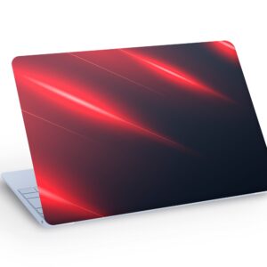 ABSTRACT Glow Light Effect LAPTOP SKIN Decal Sticker, Red Mo…