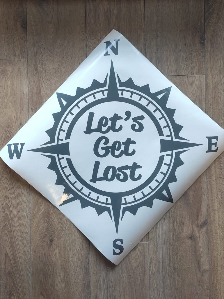 LETS GET LOST Compass Vinyl Decal Sticker, 4×4 sticker, Off Road decal, 4×4 Off Road Decal, Top Quality Decal For Popular Offroad Cars