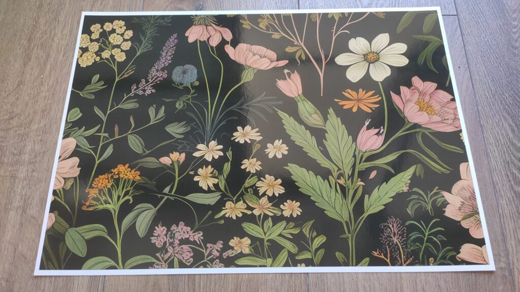 Organic Wildflowers Laptop Skin, Macbook Skin, Laptop Skin Decal Sticker  – Custom Size