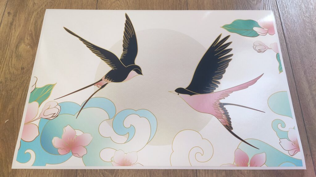 SWALLOW Birds LAPTOP SKIN Decal Sticker, Swallow Birds Laptop Skin Decal – Custom Size
