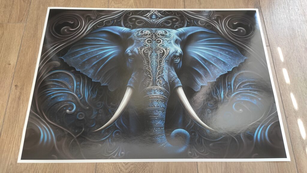 ELEPHANT Design LAPTOP SKIN Decal Sticker, Elephant Laptop Skin Decal – Custom Size