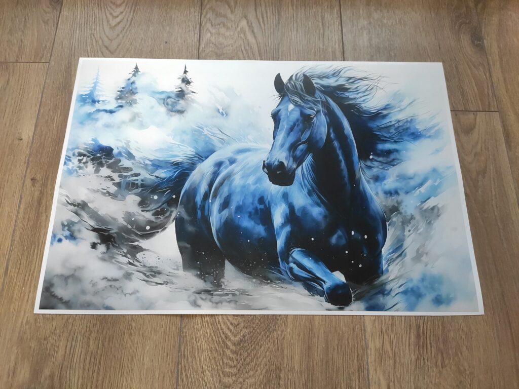 Mountain HORSE LAPTOP SKIN Decal Sticker, Wild Free Horse Laptop Skin Decal – Custom Size