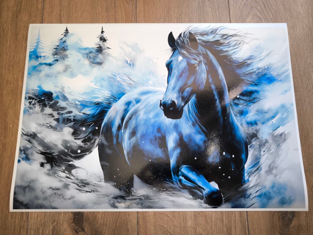 Mountain HORSE LAPTOP SKIN Decal Sticker, Wild Free Horse Laptop Skin Decal – Custom Size