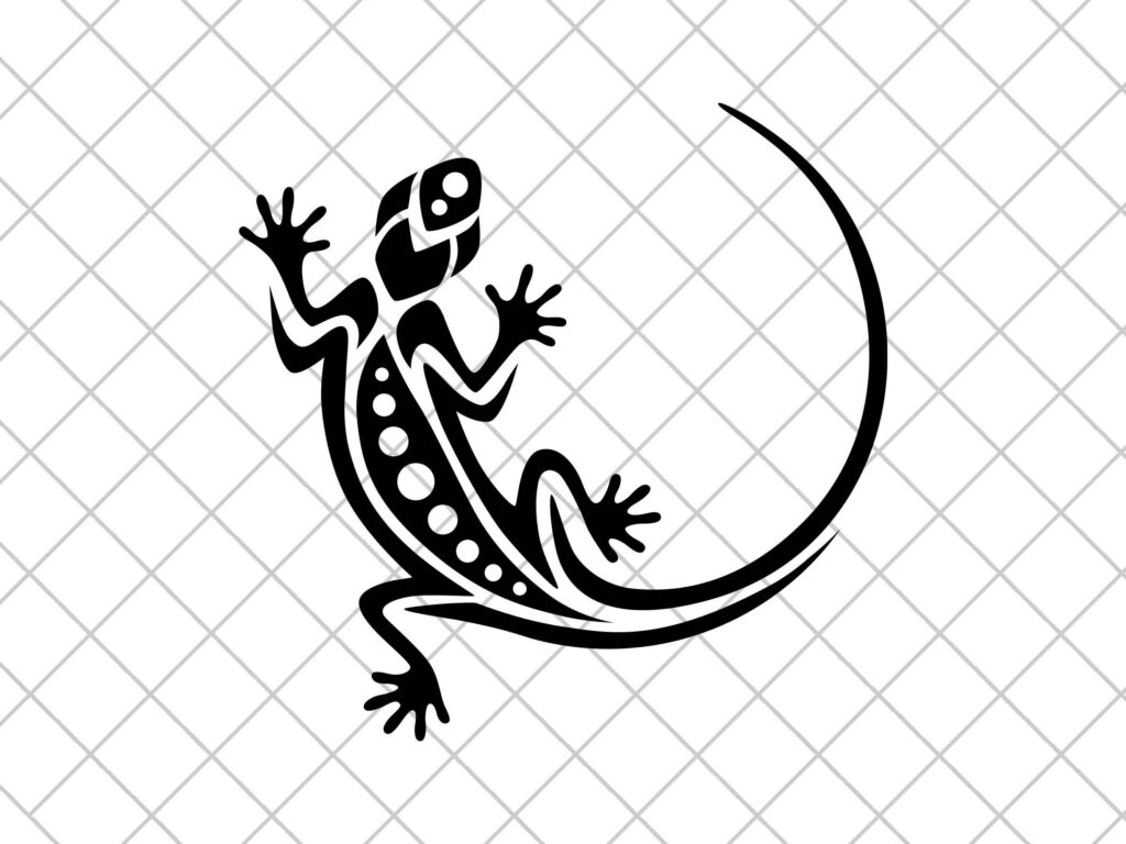 Lizard Vinyl Decal Sticker, Adventure Decal, Salamander Lizard Decal, Laptop Sticker, Top Quality Decal For Vehicles – Custom Size and Color