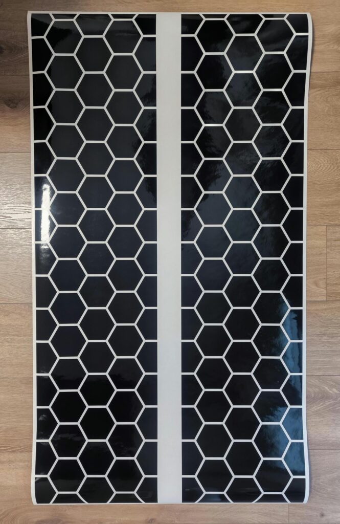 Honeycomb RACING Car Stripes Decals Stickers 2×10″- Universal Fit 2pcs. Multiple Colors