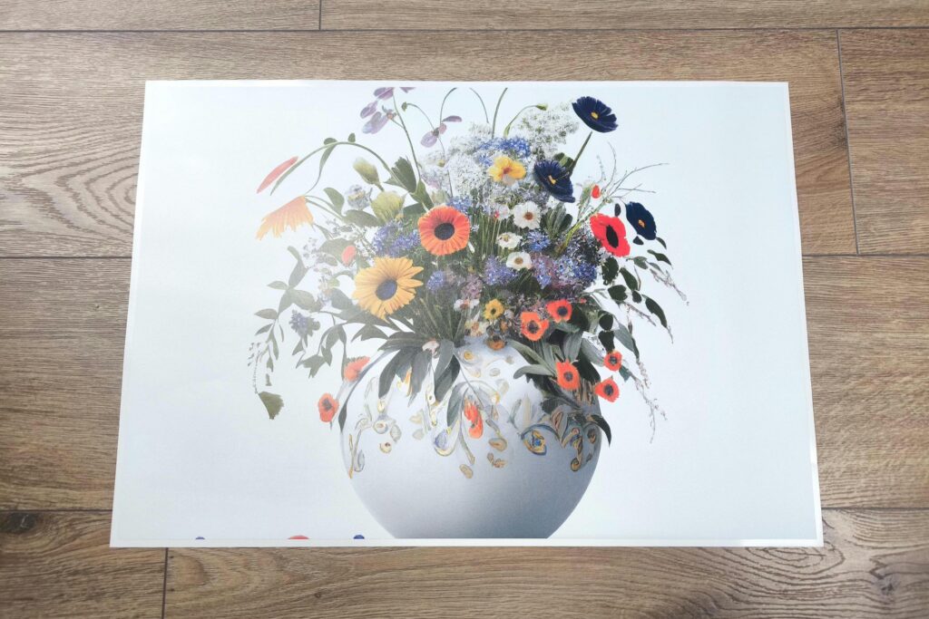 FLOWERS In Pot Laptop Skin, Flowers Macbook Skin, Potted Flowers On White Background Laptop Skin Decal Sticker  – Custom Size