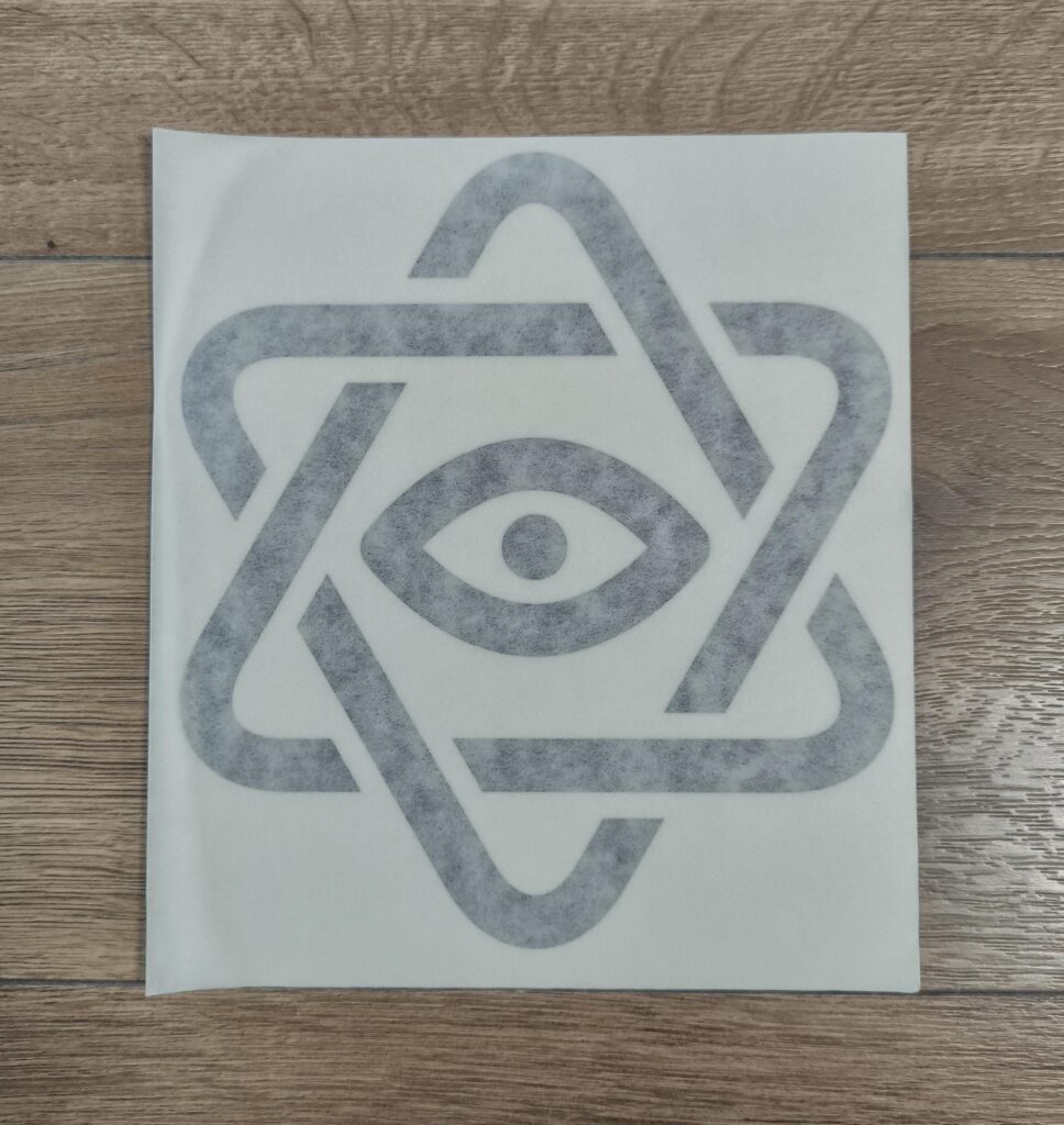 Eye of Providence Hexagram Vinyl Decal Sticker, Eye of Providence Car Decal, Truck Sticker, Car Window Decal, Wall Decal