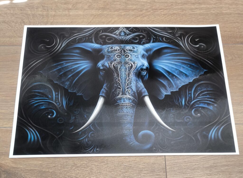 ELEPHANT Design LAPTOP SKIN Decal Sticker, Elephant Laptop Skin Decal – Custom Size