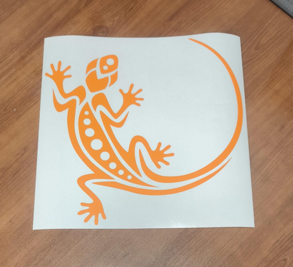 Lizard Vinyl Decal Sticker, Adventure Decal, Salamander Lizard Decal, Laptop Sticker, Top Quality Decal For Vehicles – Custom Size and Color